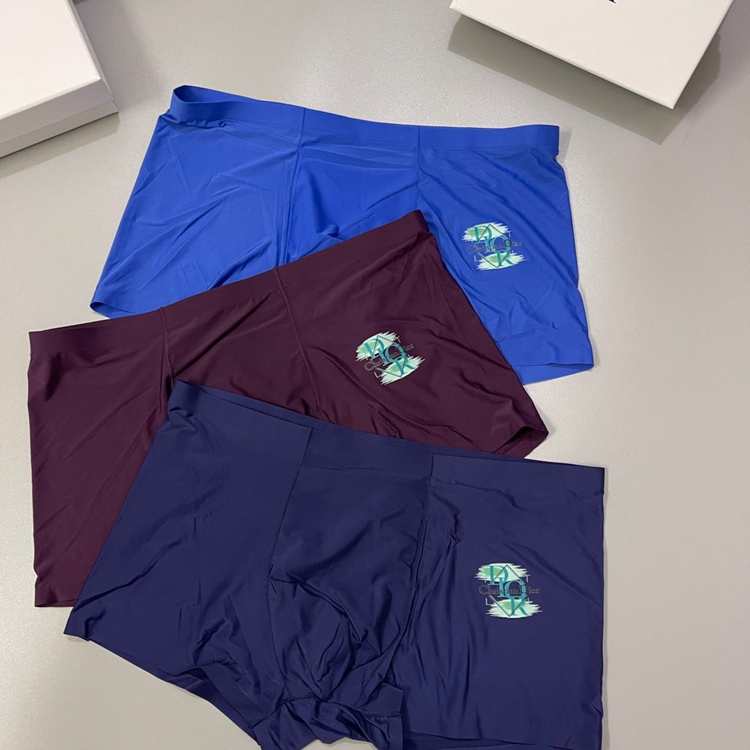 Dior blue floral emblem boxer briefs - view 3