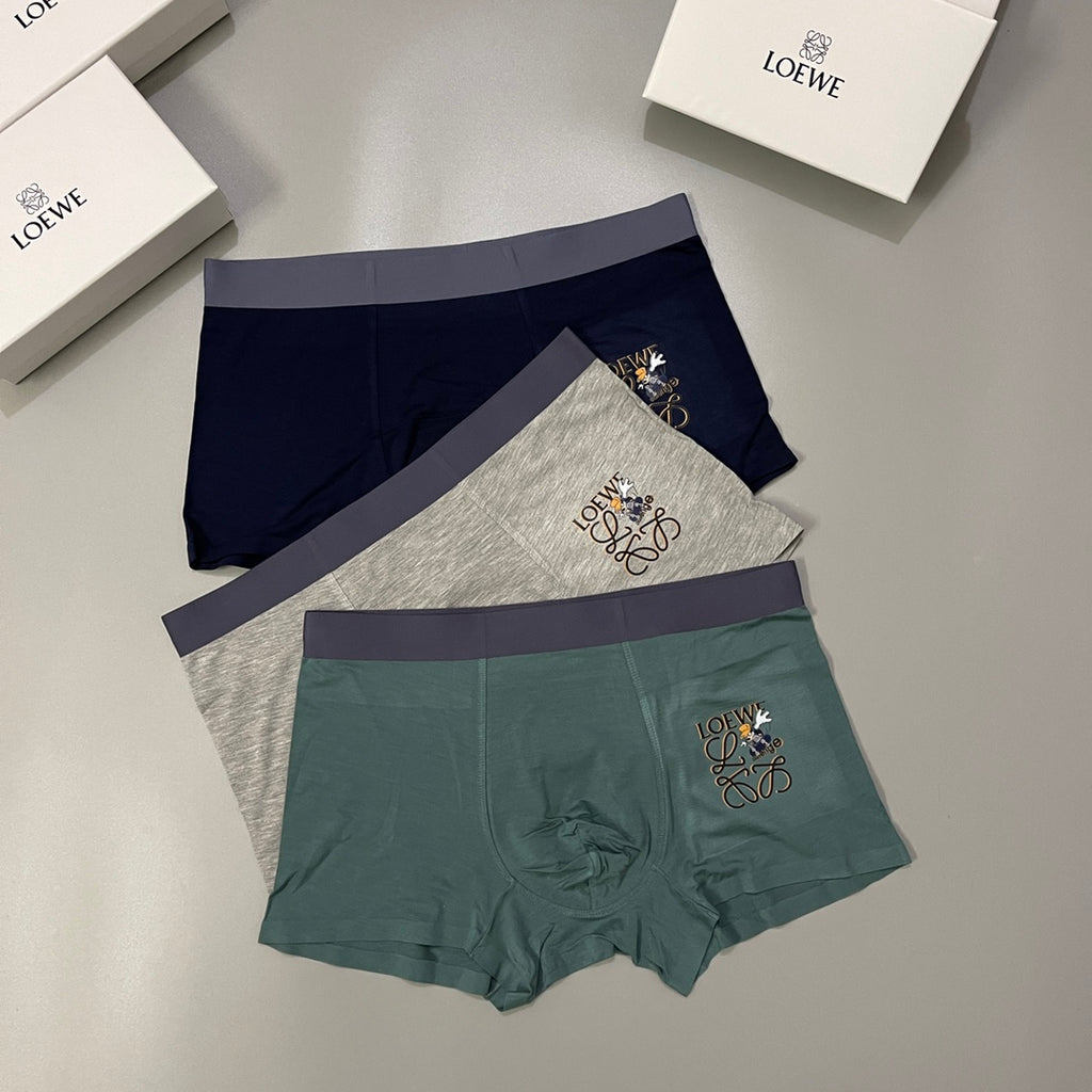 Loewe muted jewel emblem boxer briefs - view 1
