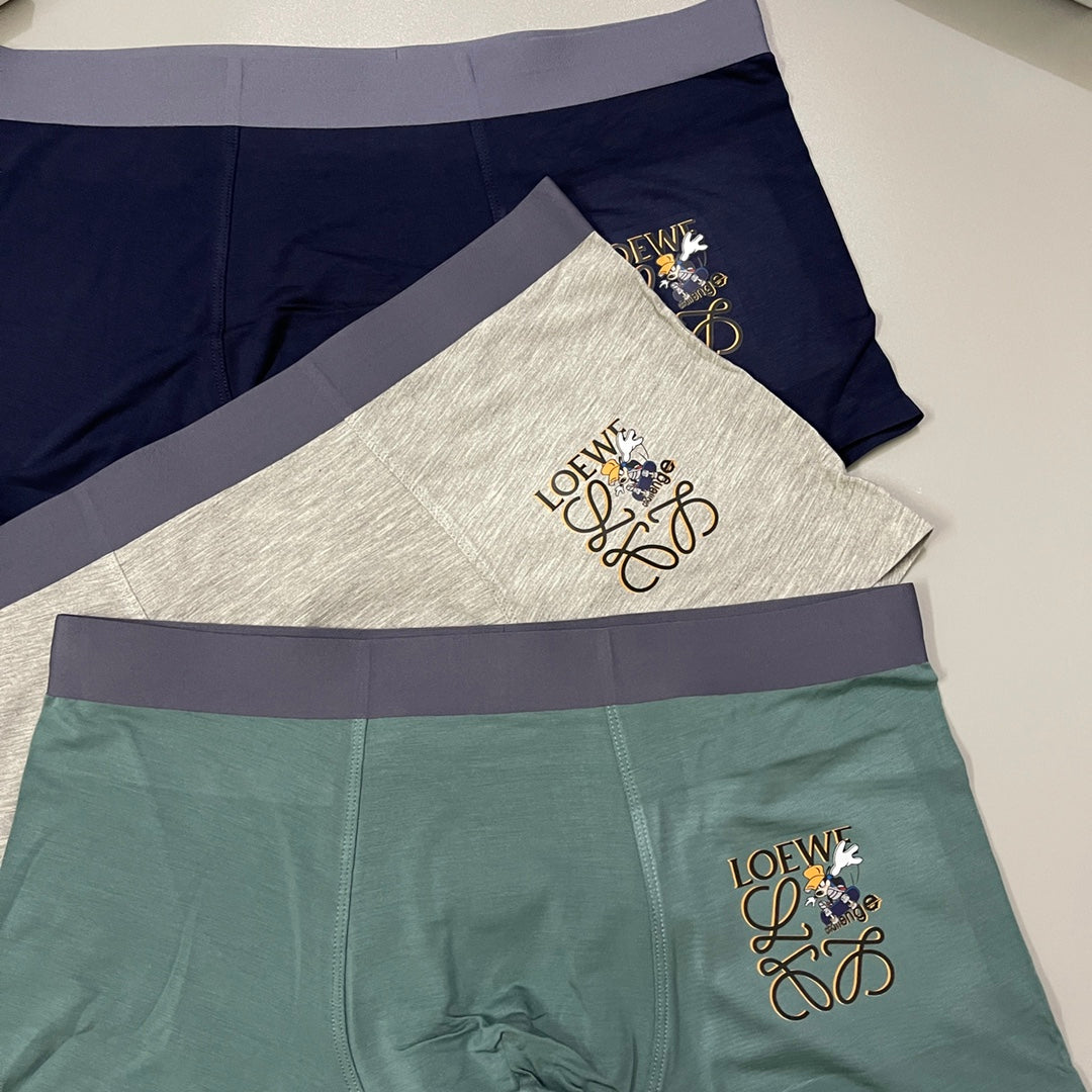 Loewe muted jewel emblem boxer briefs - view 3