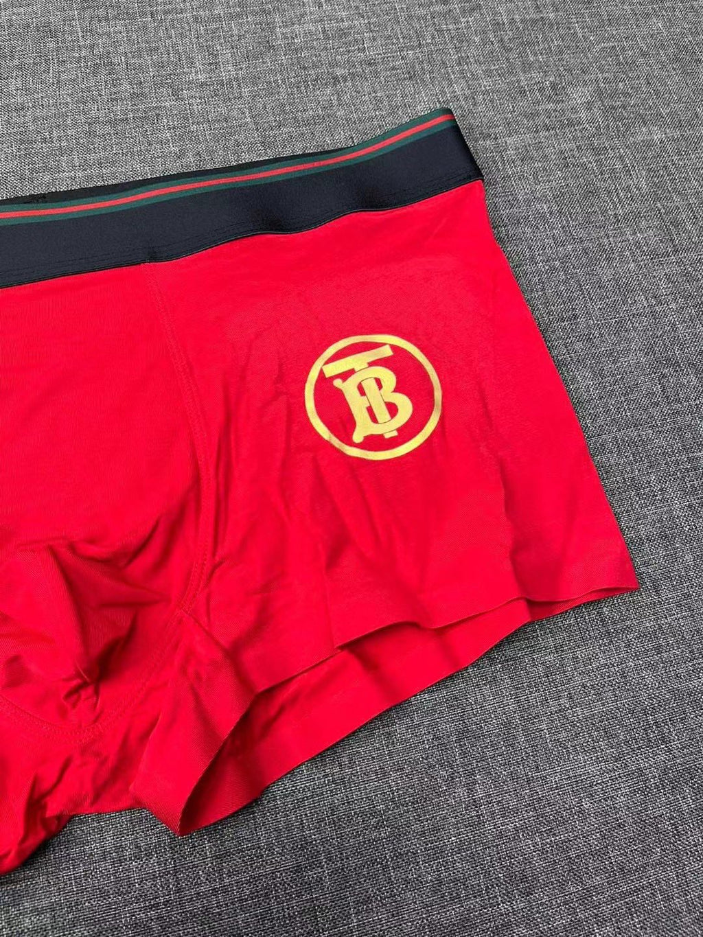 Burberry red circle tb black waist boxer briefs - view 3