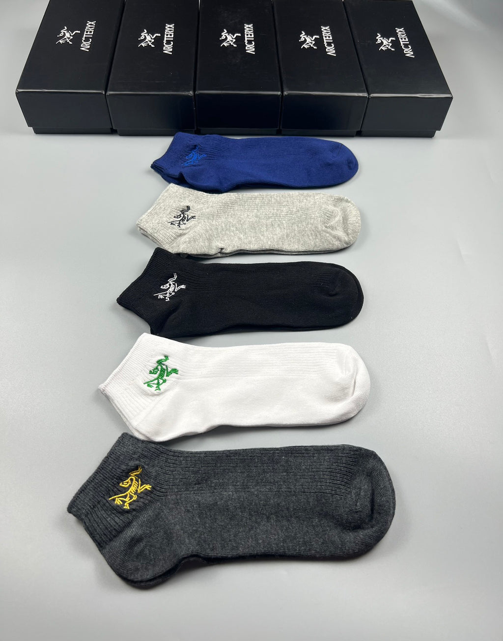 Arcteryx low cut colored bird emblem ankle socks - view 9
