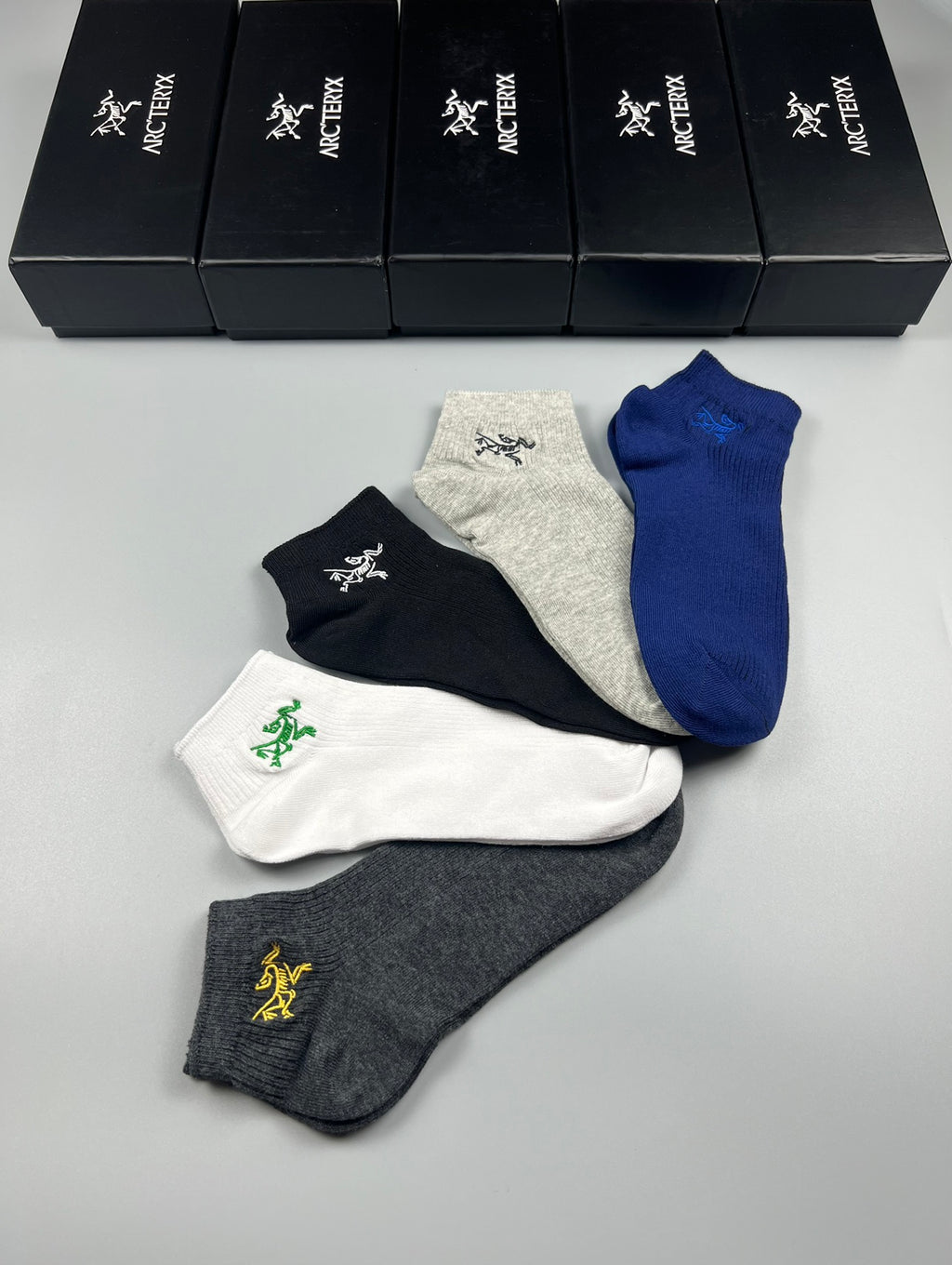 Arcteryx low cut colored bird emblem ankle socks - view 8