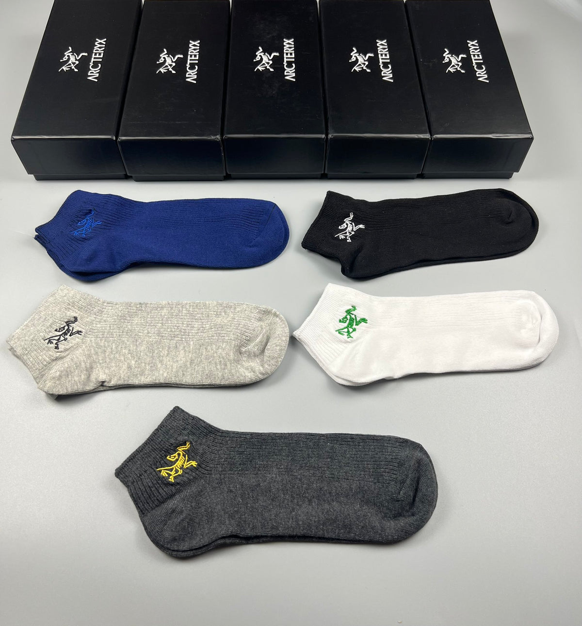 Arcteryx low cut colored bird emblem ankle socks - view 6