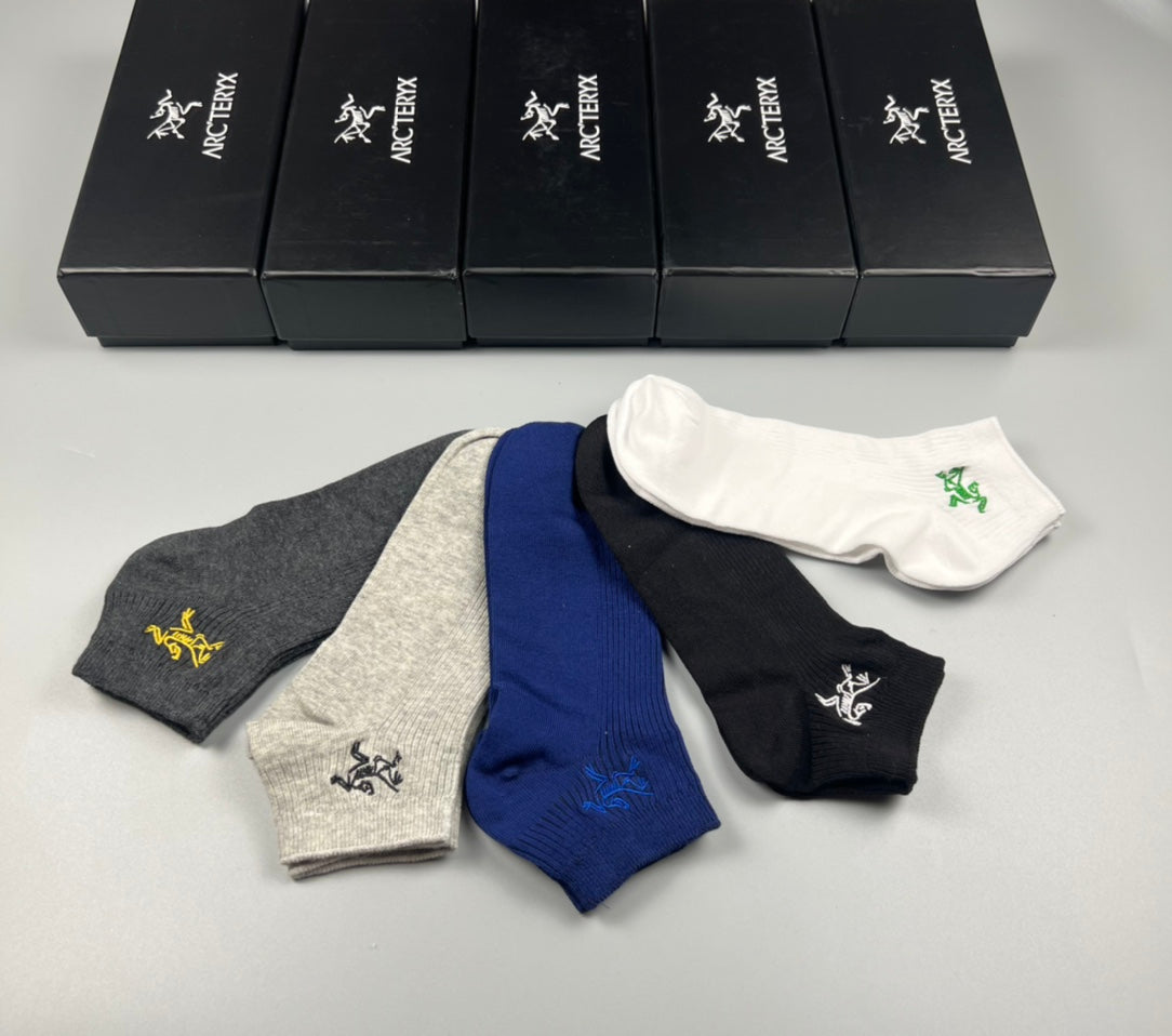 Arcteryx low cut colored bird emblem ankle socks - view 2
