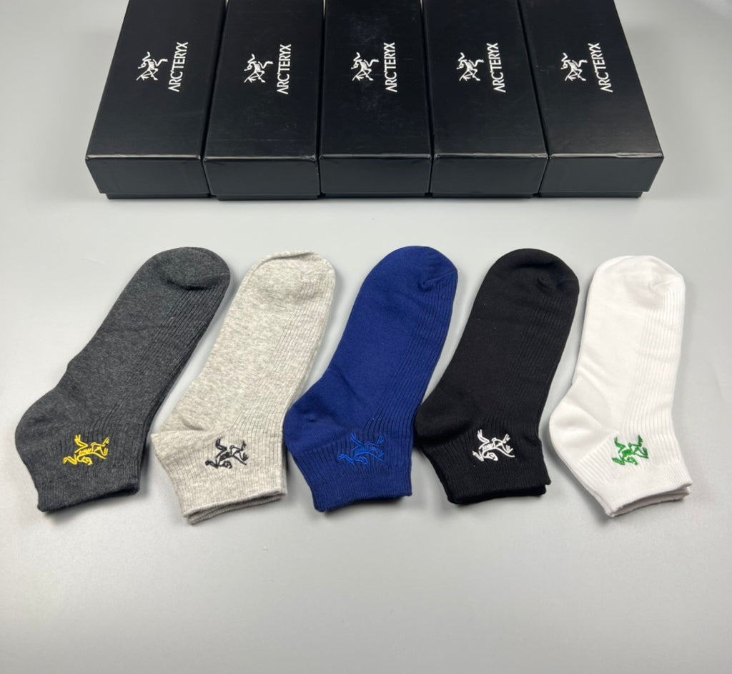 Arcteryx low cut colored bird emblem ankle socks - view 3