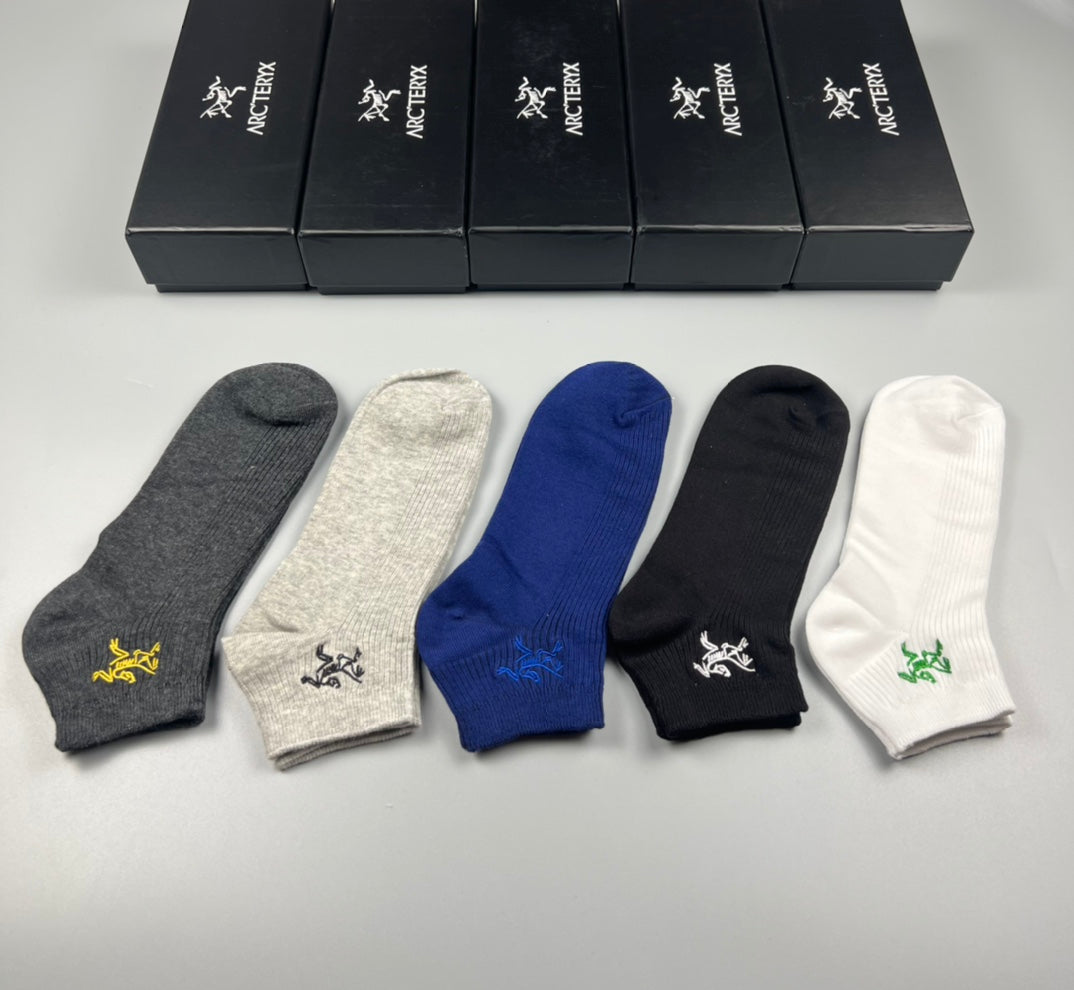 Arcteryx low cut colored bird emblem ankle socks - view 3
