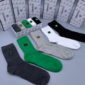 Chanel small square accent crew socks - view 1