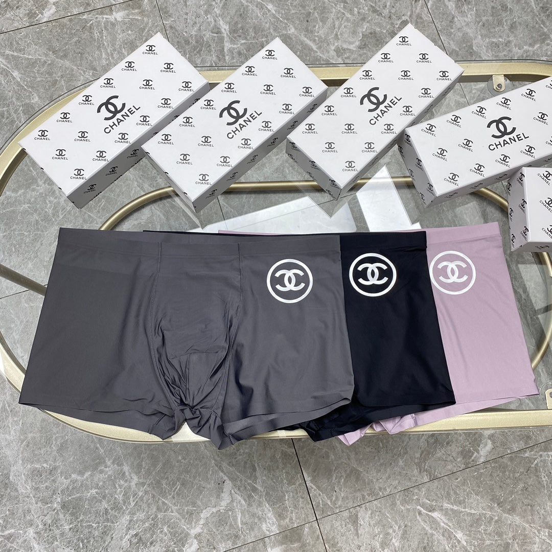 Chanel large circular side emblem boxer briefs - view 1