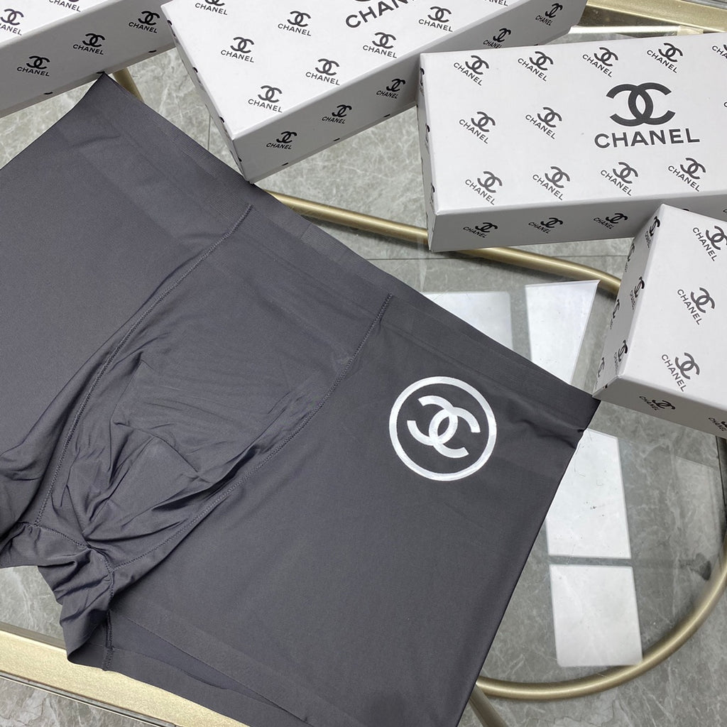 Chanel large circular side emblem boxer briefs - view 8