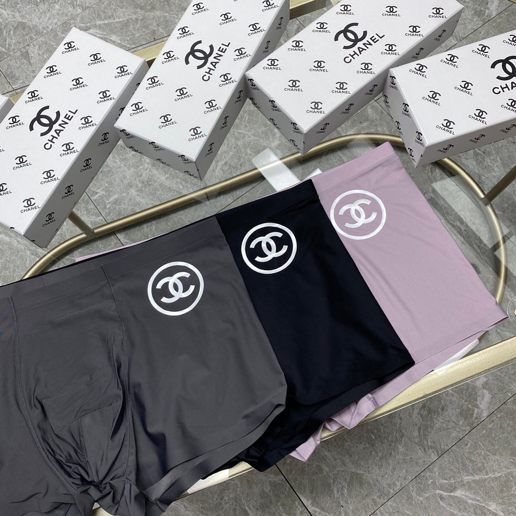 Chanel large circular side emblem boxer briefs - view 2