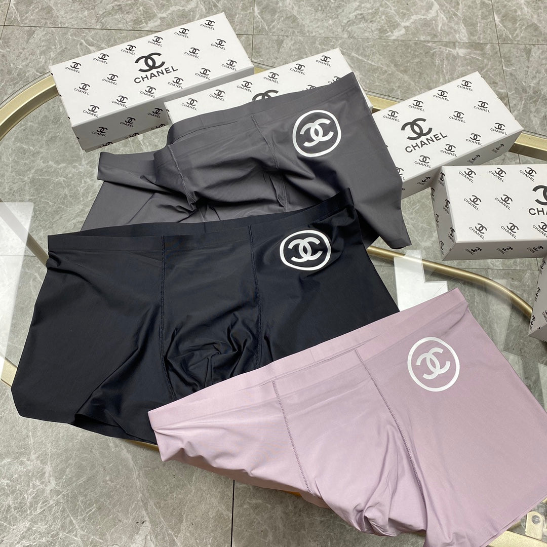 Chanel large circular side emblem boxer briefs - view 3