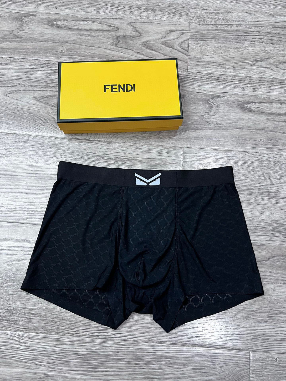 Fendi tonal pattern eye waist boxer briefs - view 6