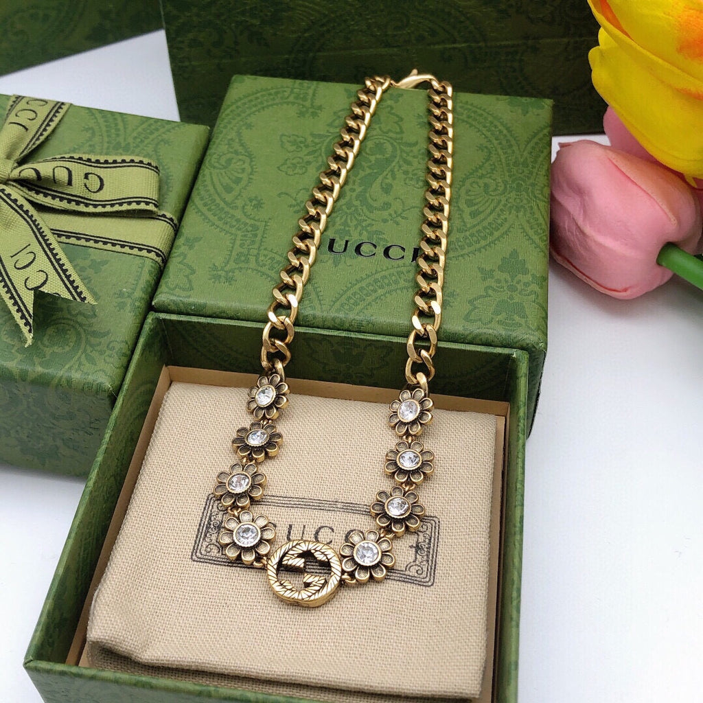 Gucci Interlocking G Flower Necklace - album image 2