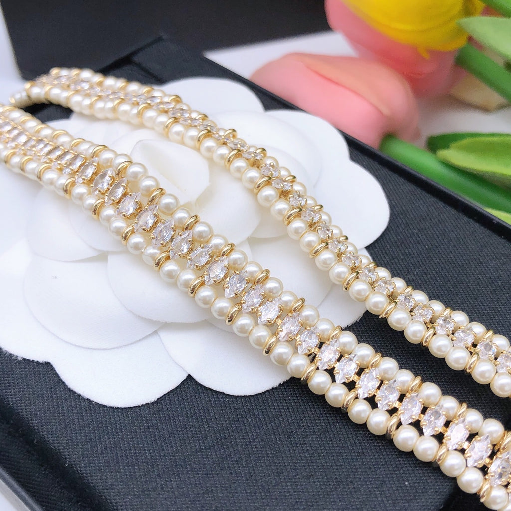 Chanel Pearl Double-Layer Necklace - album image 3