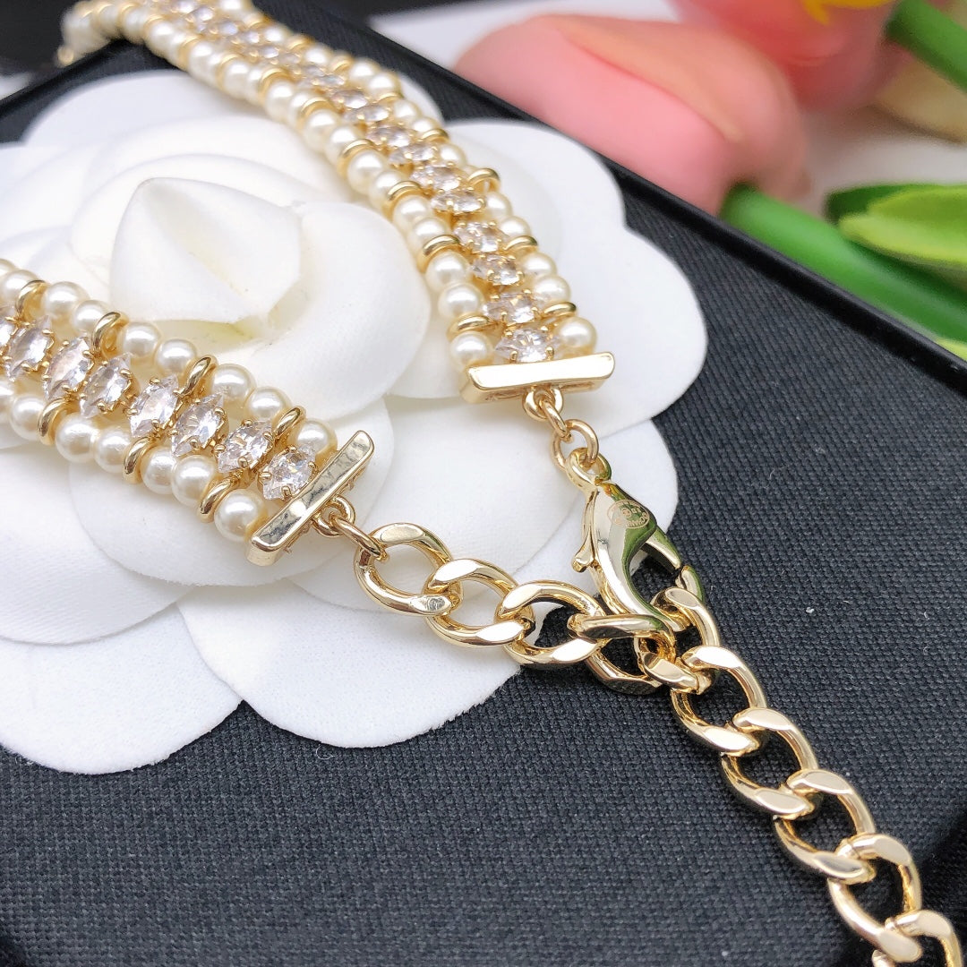 Chanel Pearl Double-Layer Necklace - album image 6