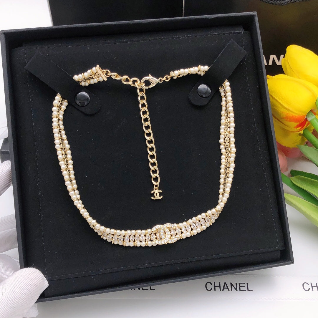Chanel Pearl Double-Layer Necklace - album image 7