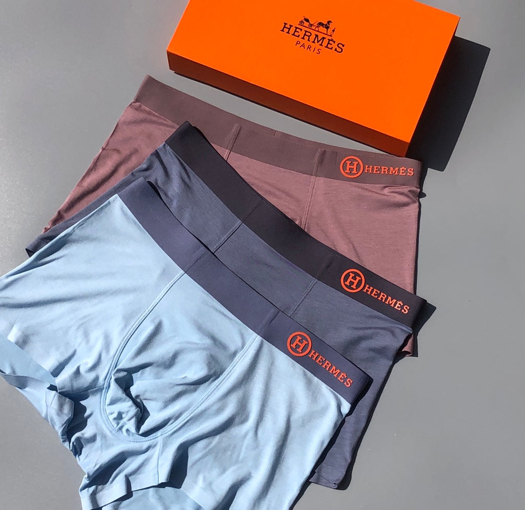 Hermes copper waist wordmark trunks, image 7