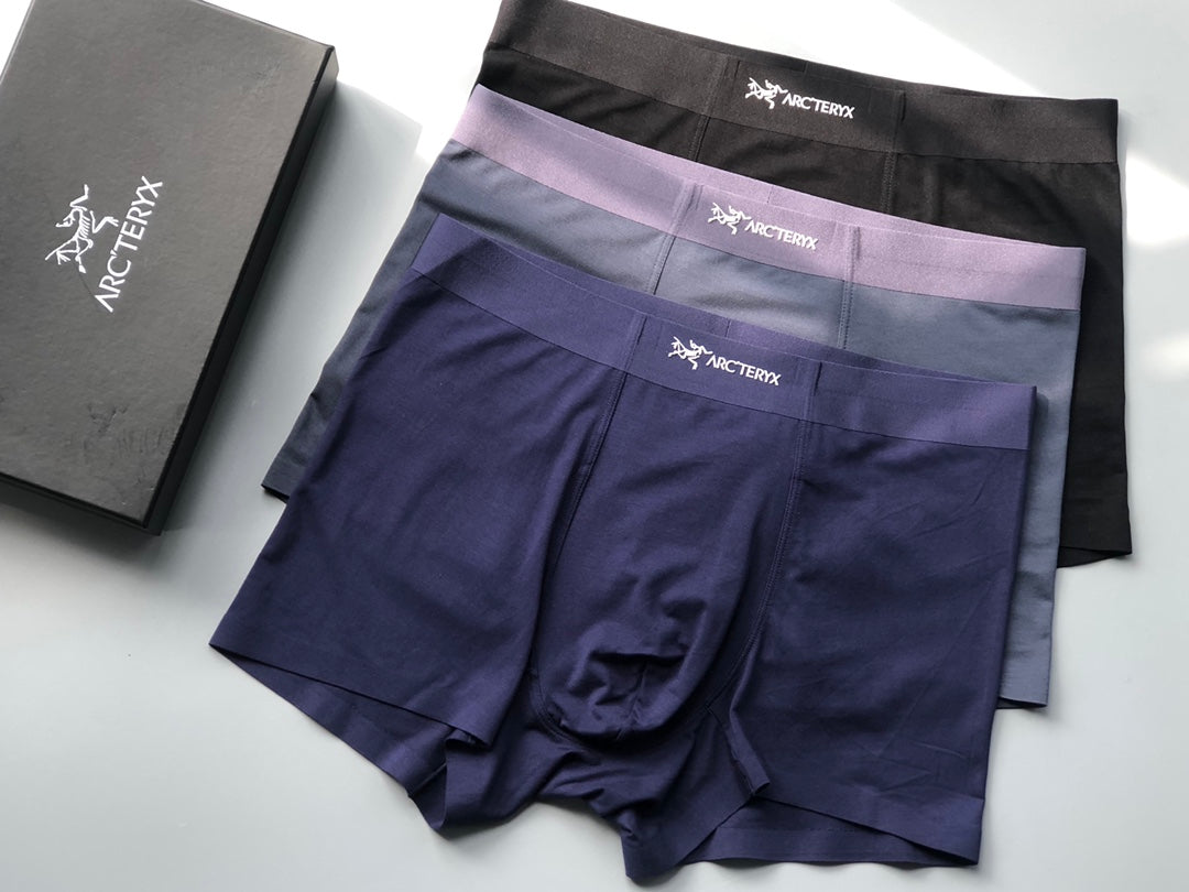 Arcteryx dark neutral waist wordmark boxer briefs - view 6