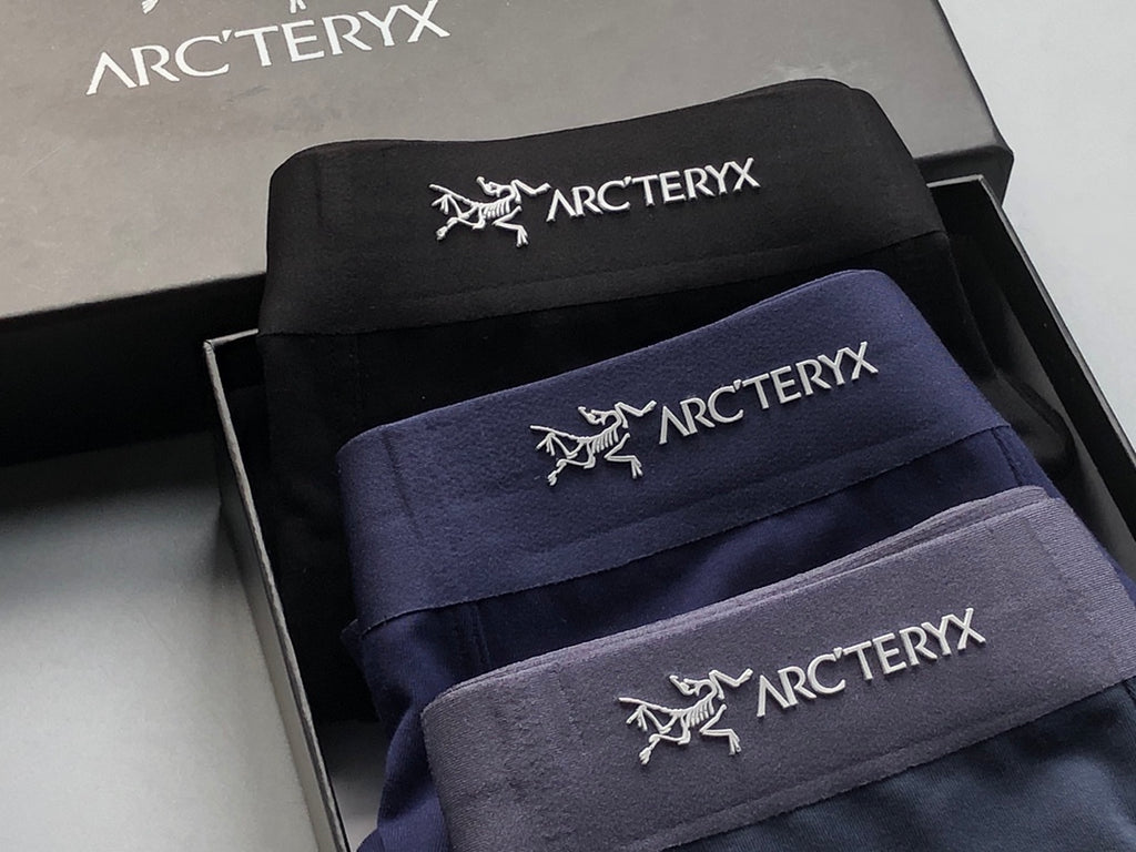 Arcteryx dark neutral waist wordmark boxer briefs - view 2