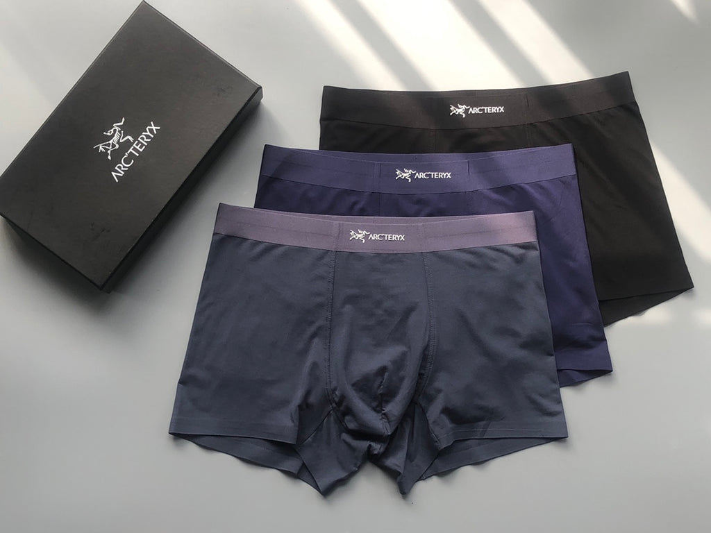 Arcteryx dark neutral waist wordmark boxer briefs - view 4