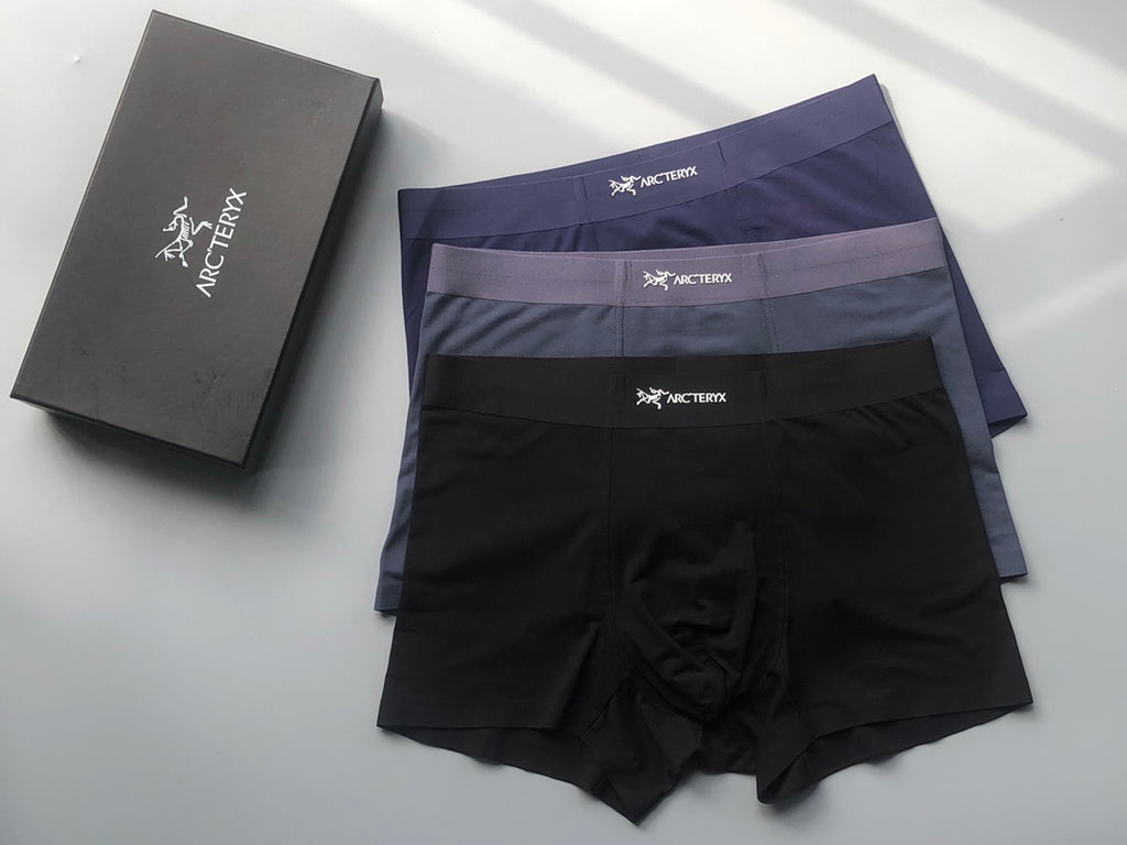 Arcteryx dark neutral waist wordmark boxer briefs - view 7