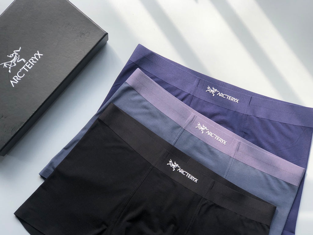 Arcteryx dark neutral waist wordmark boxer briefs - view 8