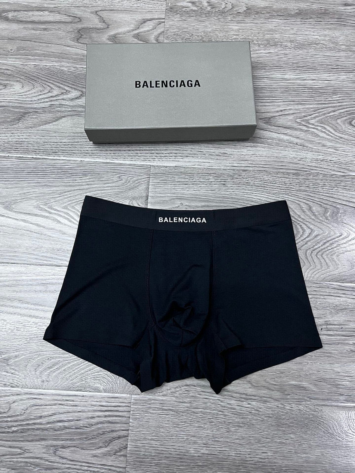 Balenciaga solid lettered waist boxer briefs - view 8