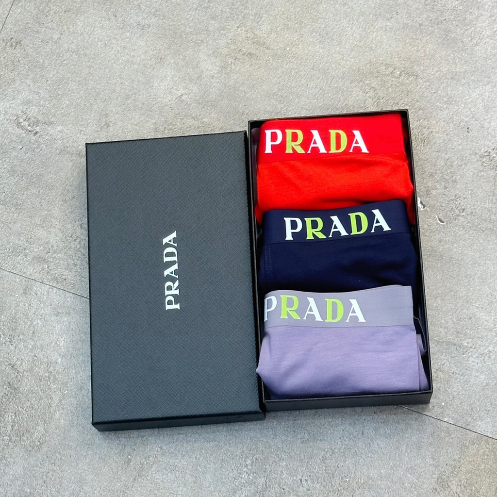 Prada colorful lettered waist boxer briefs - view 9
