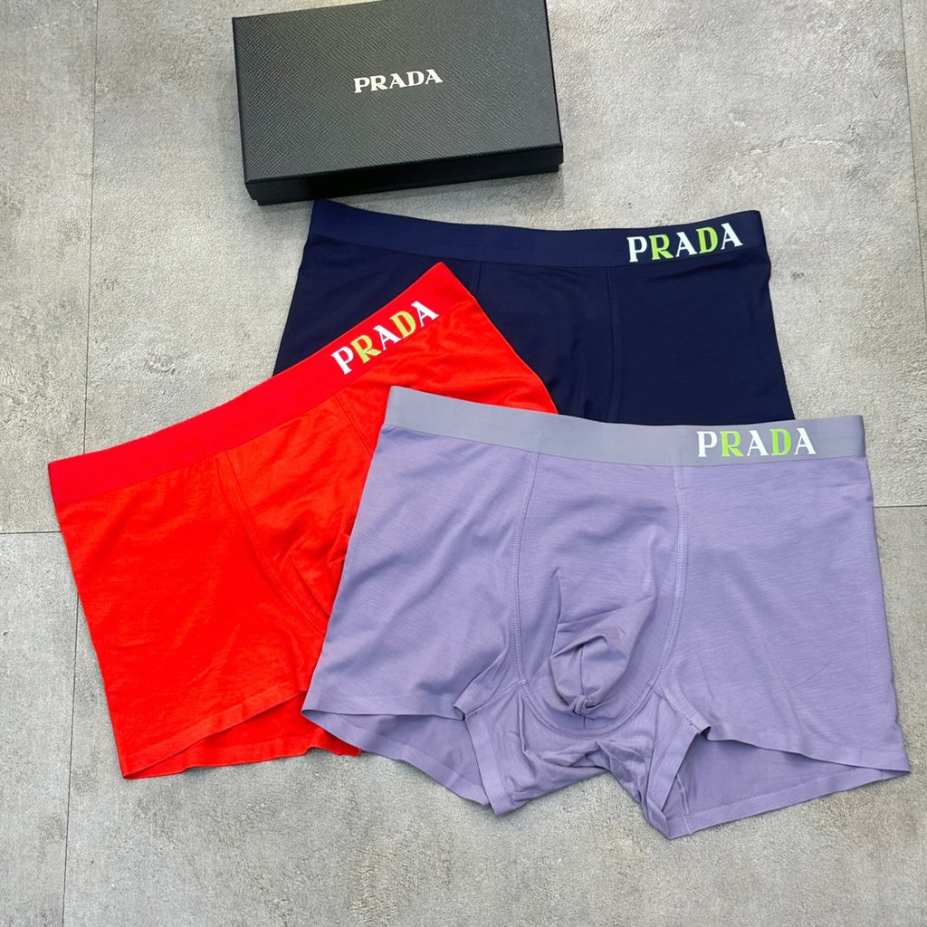 Prada colorful lettered waist boxer briefs - view 6