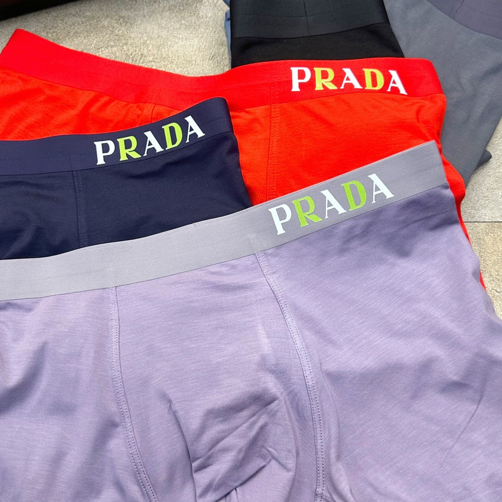 Prada colorful lettered waist boxer briefs - view 2