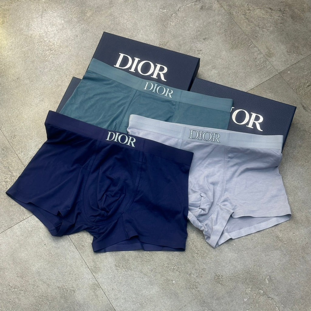 Dior classic lettered waist boxer briefs - view 8