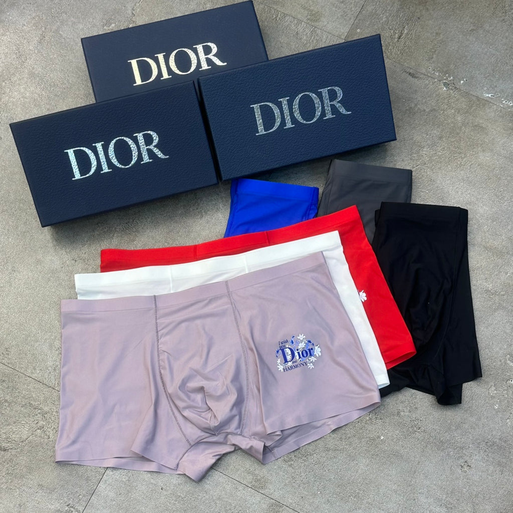Dior floral letter accent boxer briefs - view 6