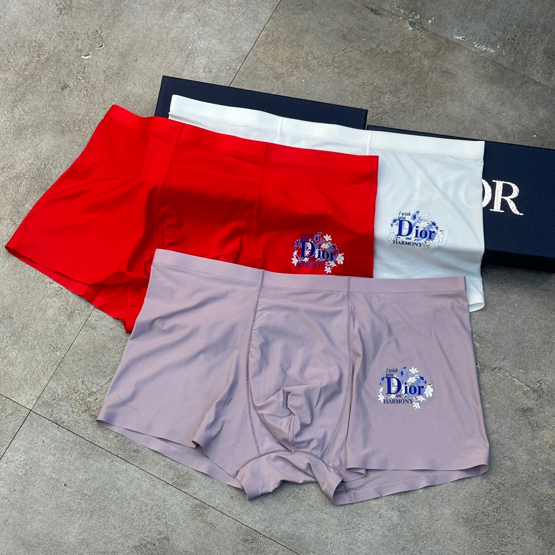 Dior floral letter accent boxer briefs - view 4