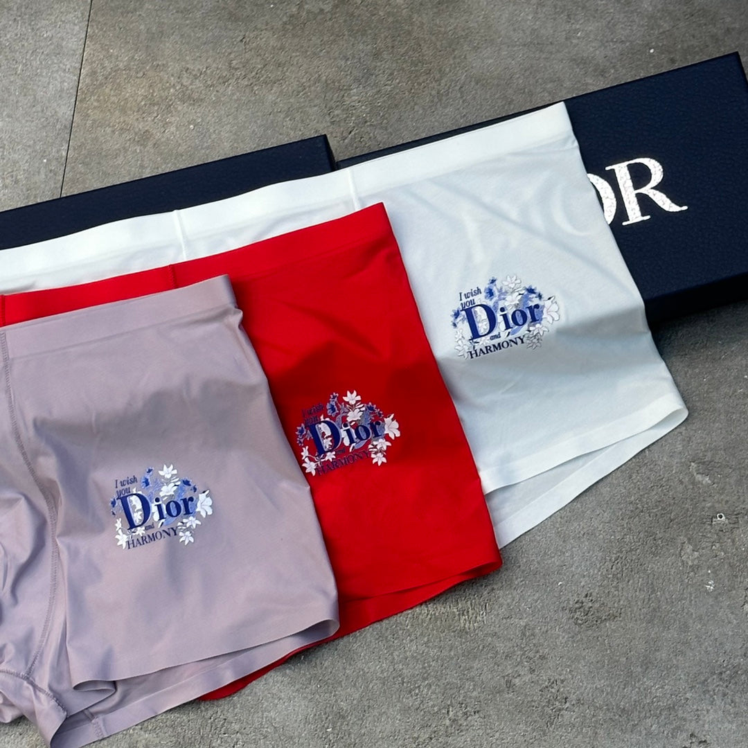 Dior floral letter accent boxer briefs - view 3