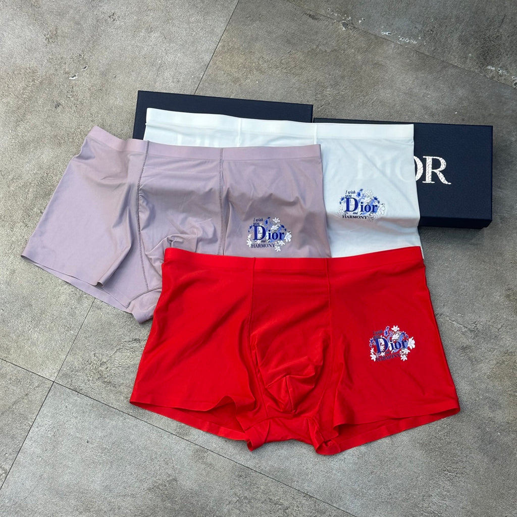 Dior floral letter accent boxer briefs - view 5