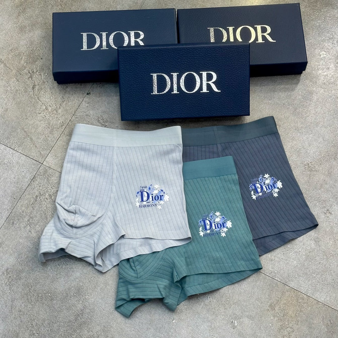 Dior floral side wordmark boxer briefs - view 4