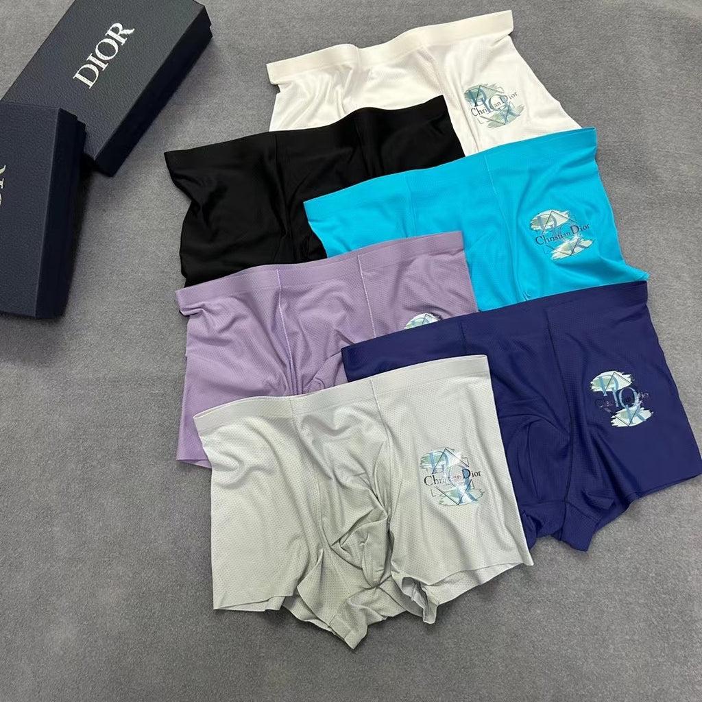 Dior floral letter motif boxer briefs - view 3