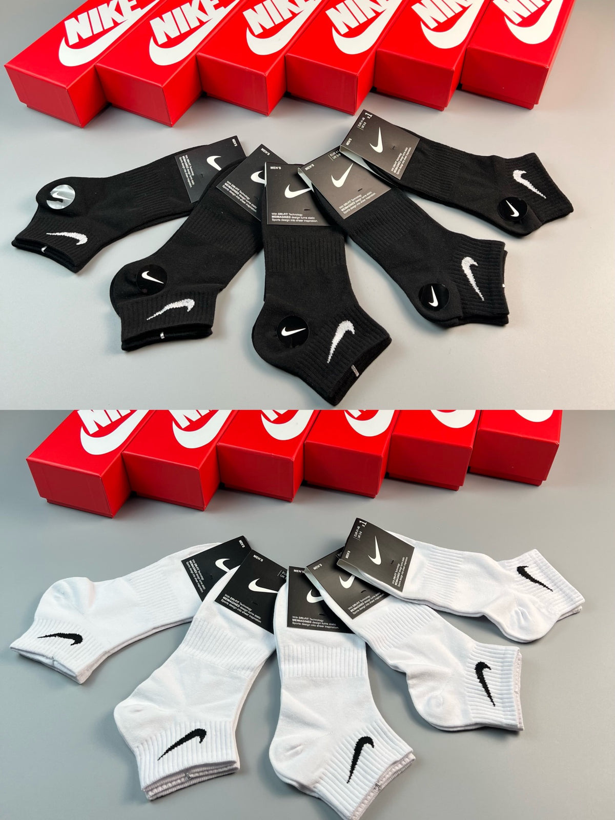 Nike white minimal swoosh ankle socks, image 9