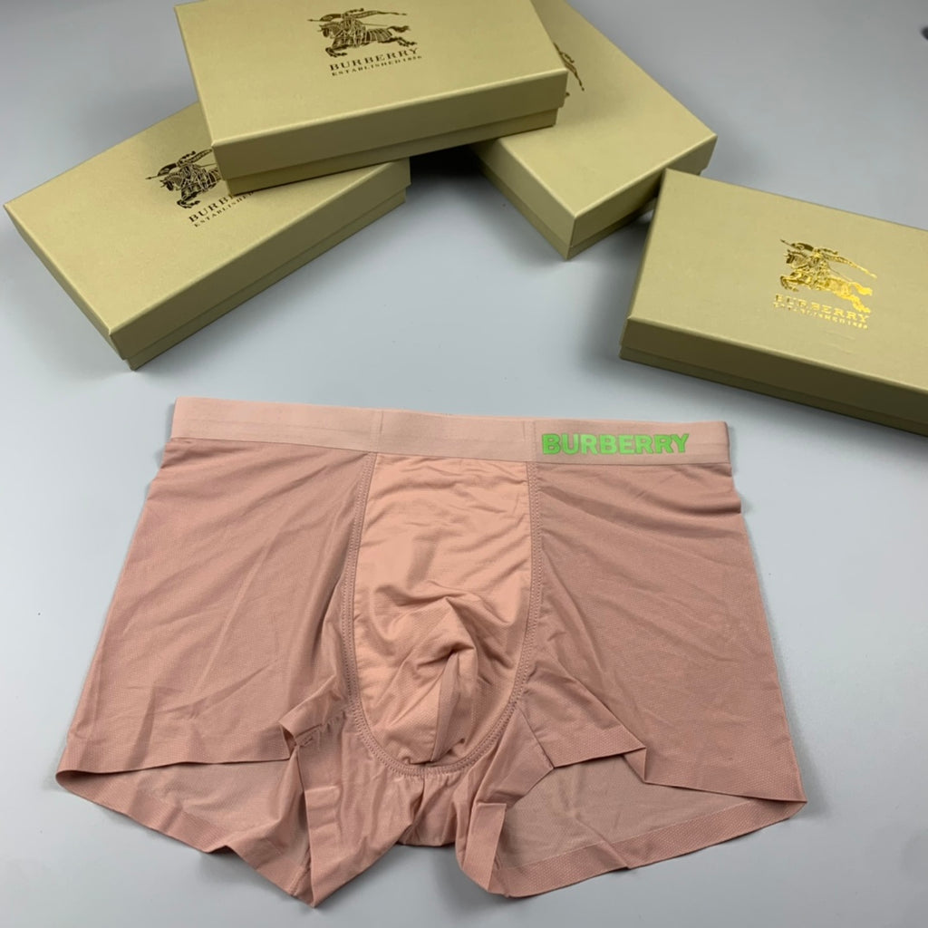 Burberry gray bright green wordmark boxer briefs - view 2