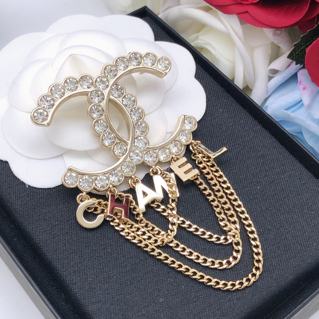 Chanel Letter Tassel Brooch - album image 3