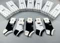 Chanel contrast heel lettering ankle socks - view 1