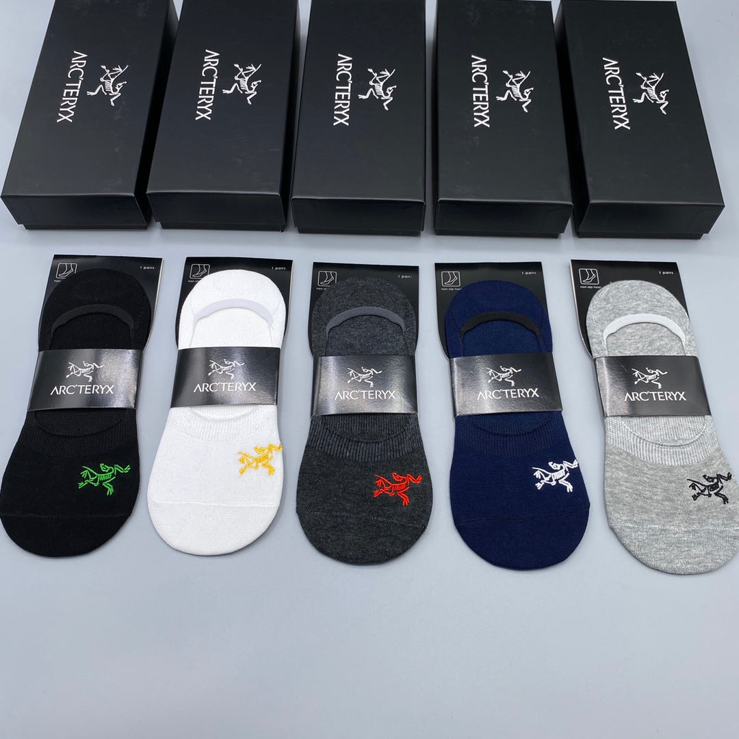 Arcteryx low cut bright bird accent ankle socks - view 2