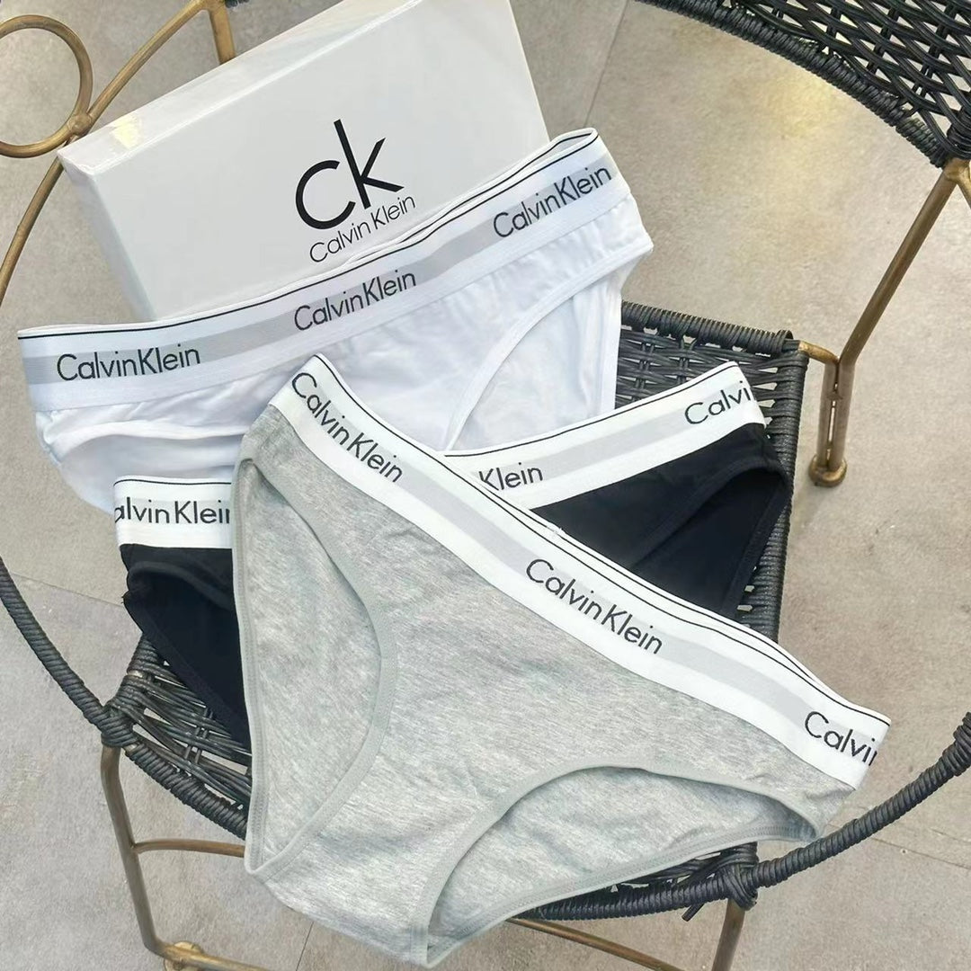 Calvin Klein White Logo Band Women's Briefs - 3-Piece Pack - image 10