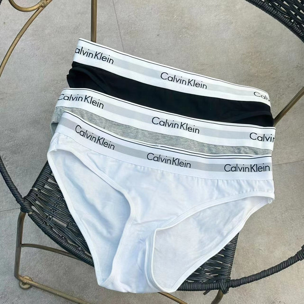 Calvin Klein White Logo Band Women's Briefs - 3-Piece Pack - image 16