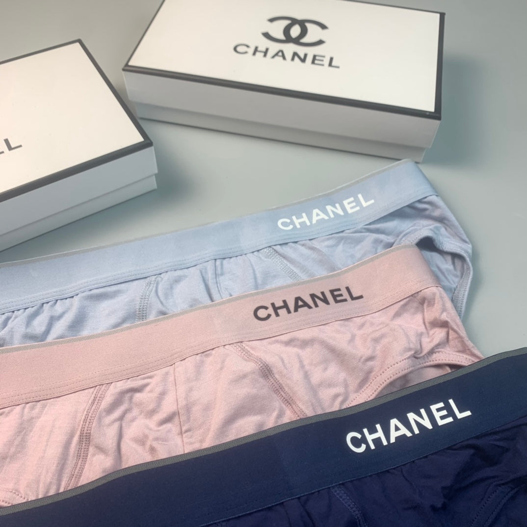 Chanel neutral lettered waist briefs - view 4