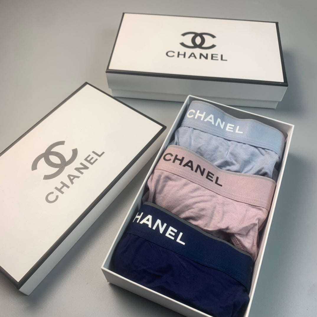 Chanel neutral lettered waist briefs - view 5