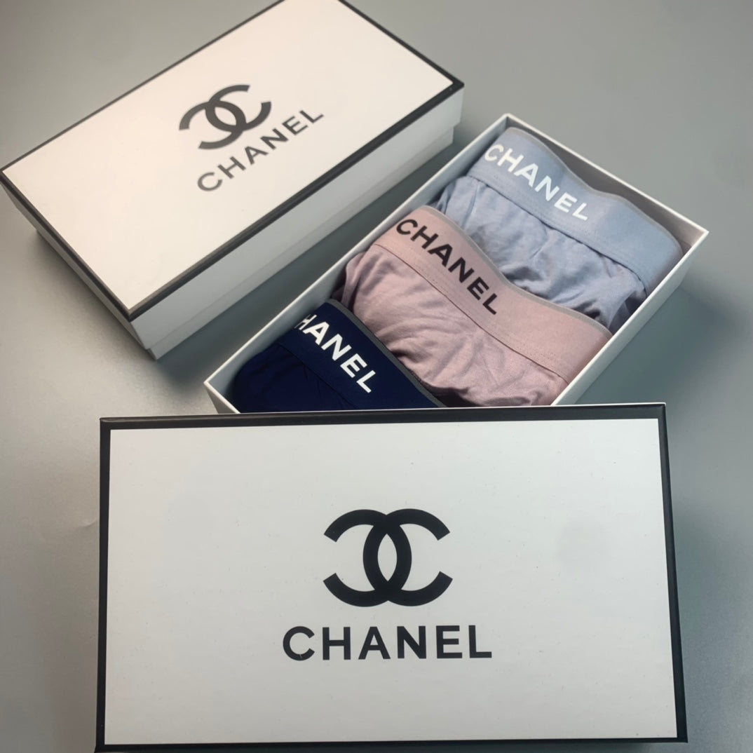 Chanel neutral lettered waist briefs - view 6