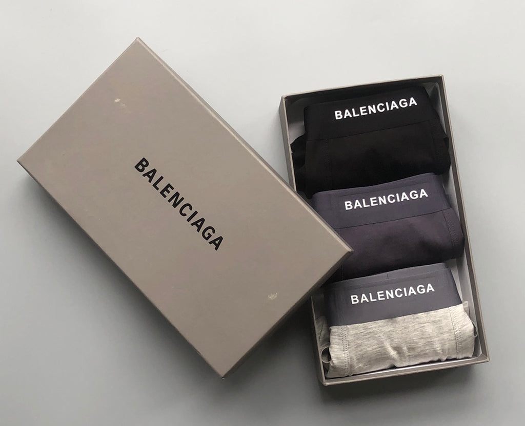 Balenciaga minimal lettered waist boxer briefs - view 8