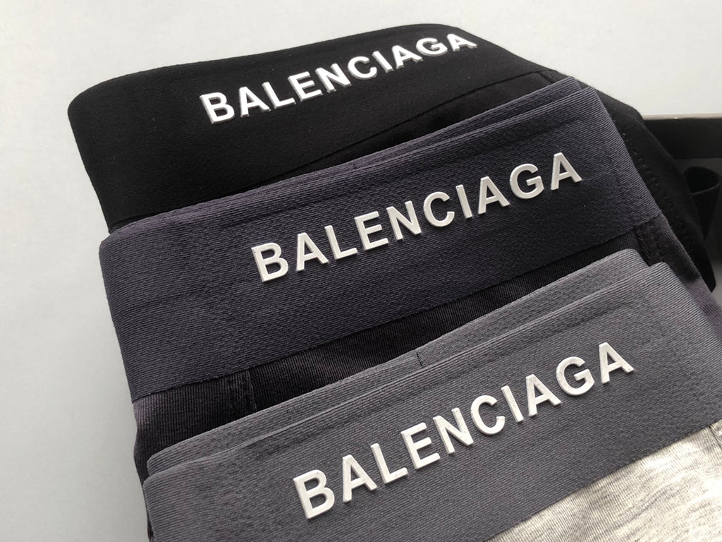 Balenciaga minimal lettered waist boxer briefs - view 9