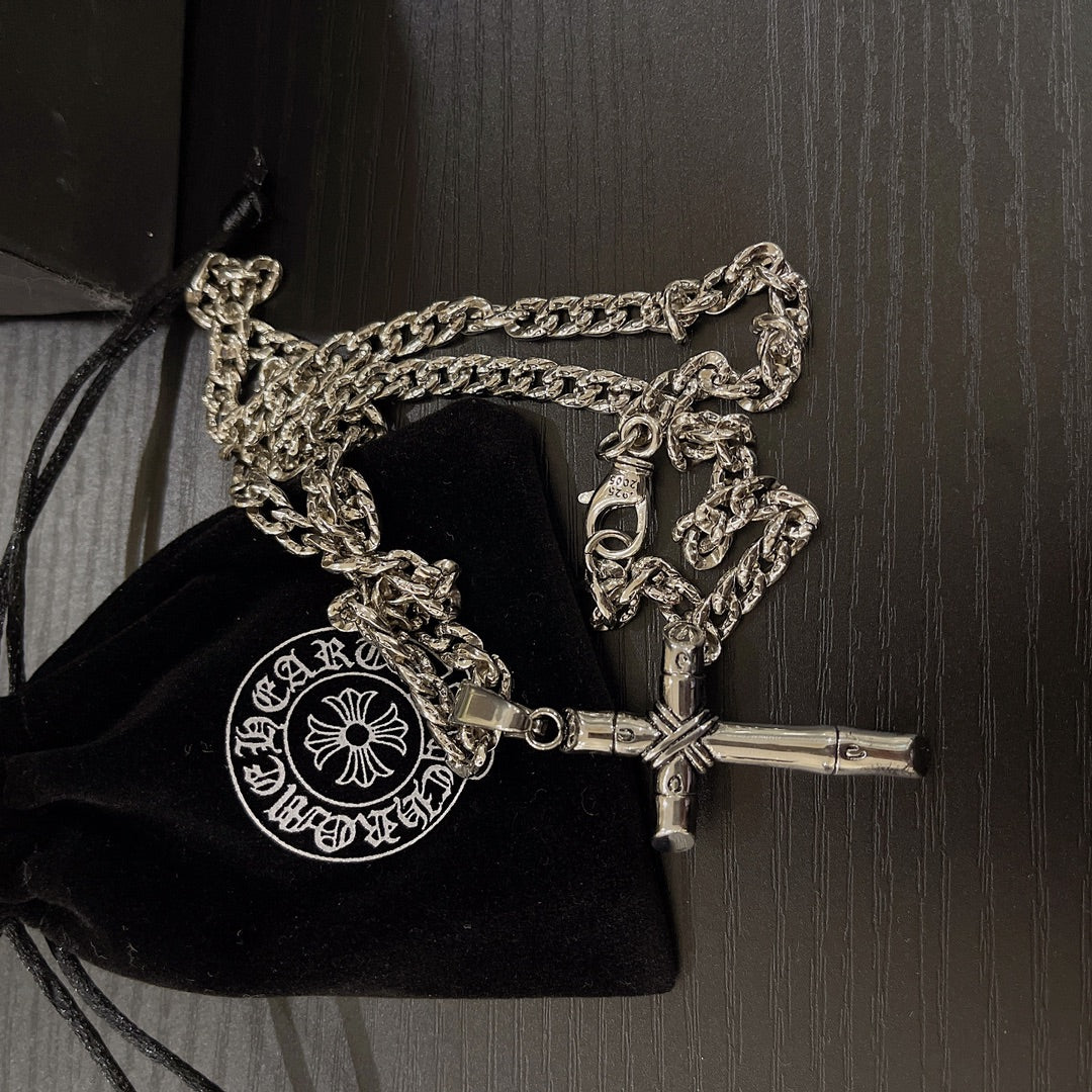 Chrome Hearts Long Straight Cross Necklace - album image 9
